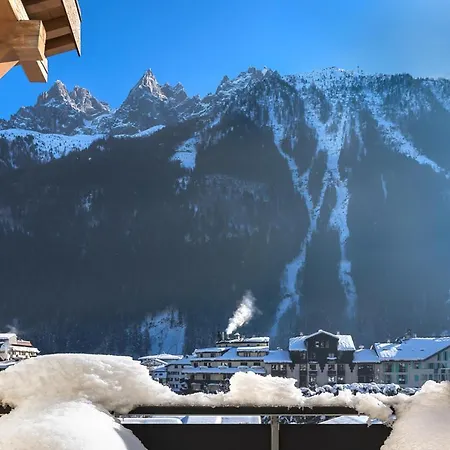 Daire Duplex Avec Sauna Et Vue Mont Blanc Au Centre De Chamonix
